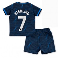 Dječji Nogometni Dres Chelsea Raheem Sterling #7 Gostujuci 2023-24 Kratak Rukav (+ Kratke hlače)